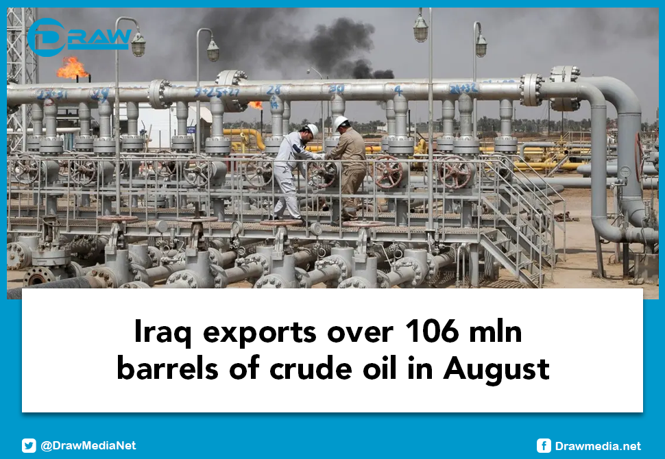 DrawMedia.net / Iraq exports over 106 mln barrels of crude oil in August
