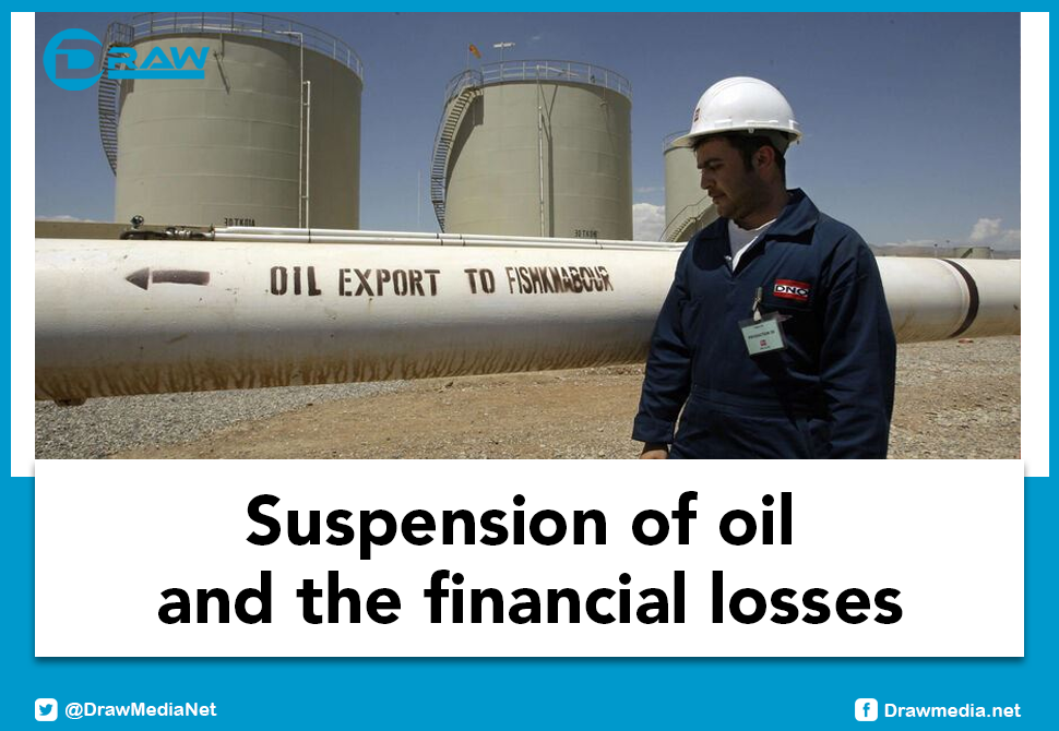 DrawMedia.net / Six months have passed since the suspension of the Kurdistan Region's oil