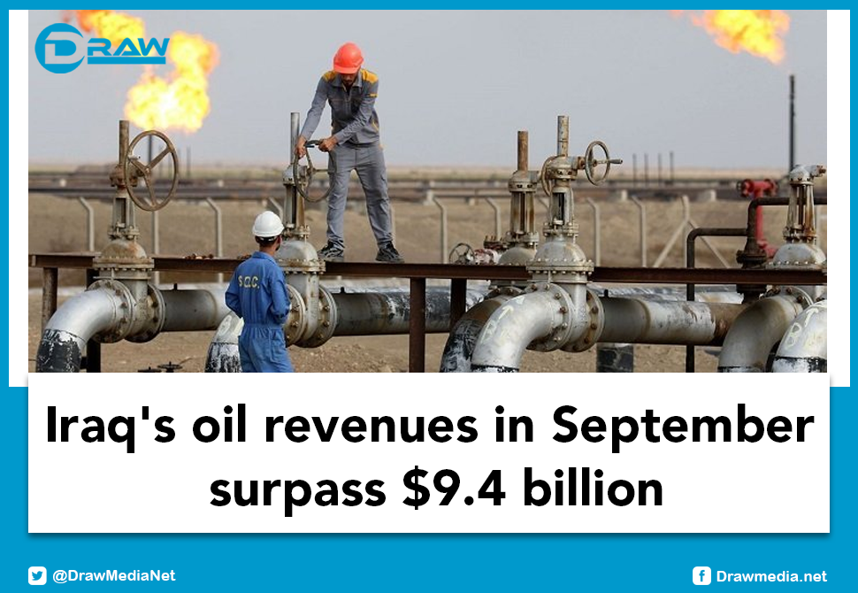 DrawMedia.net / Iraq's oil revenues in September surpass $9.4 billion