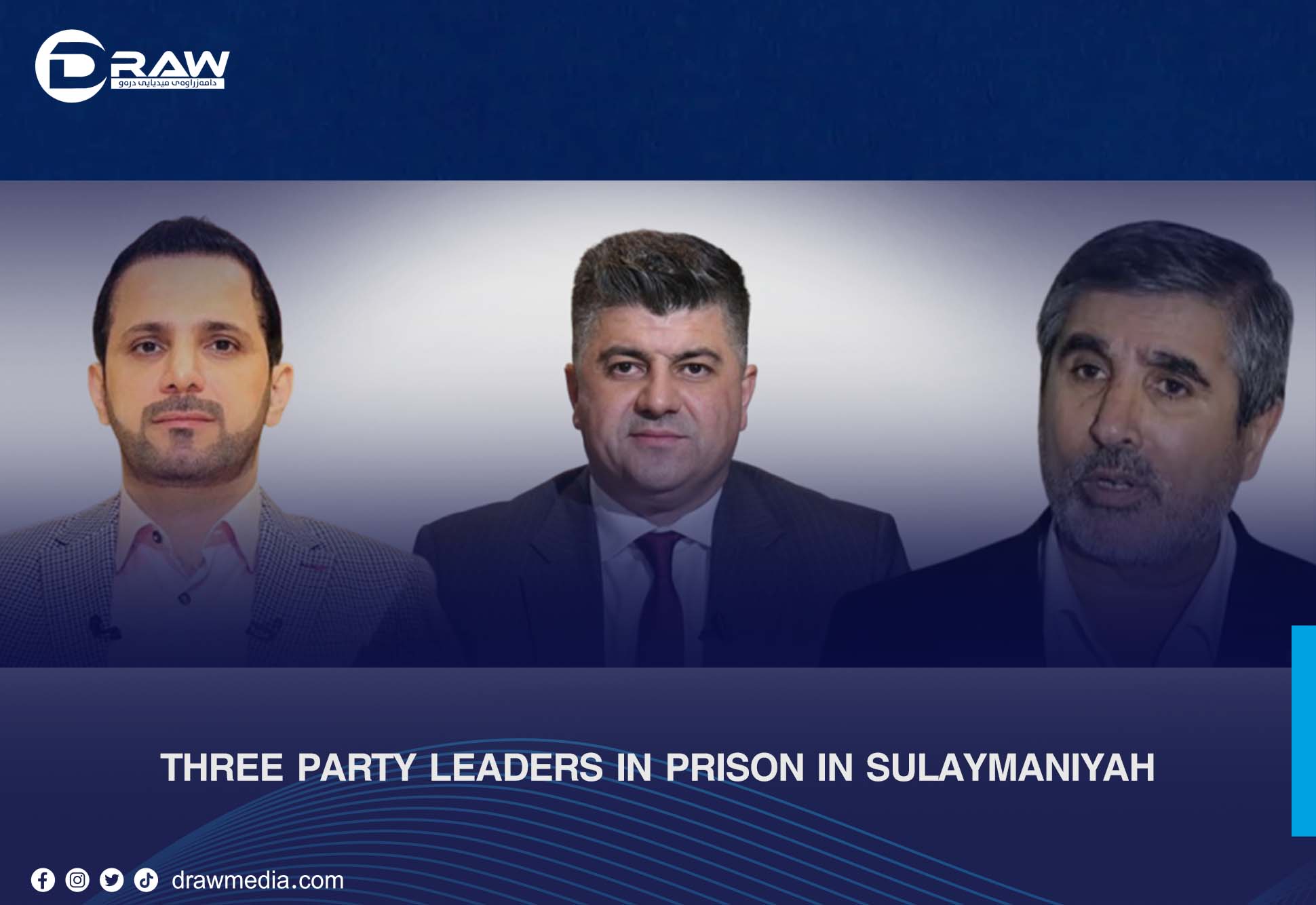 DrawMedia.net / Three Party Leaders in Prison in Sulaymaniyah