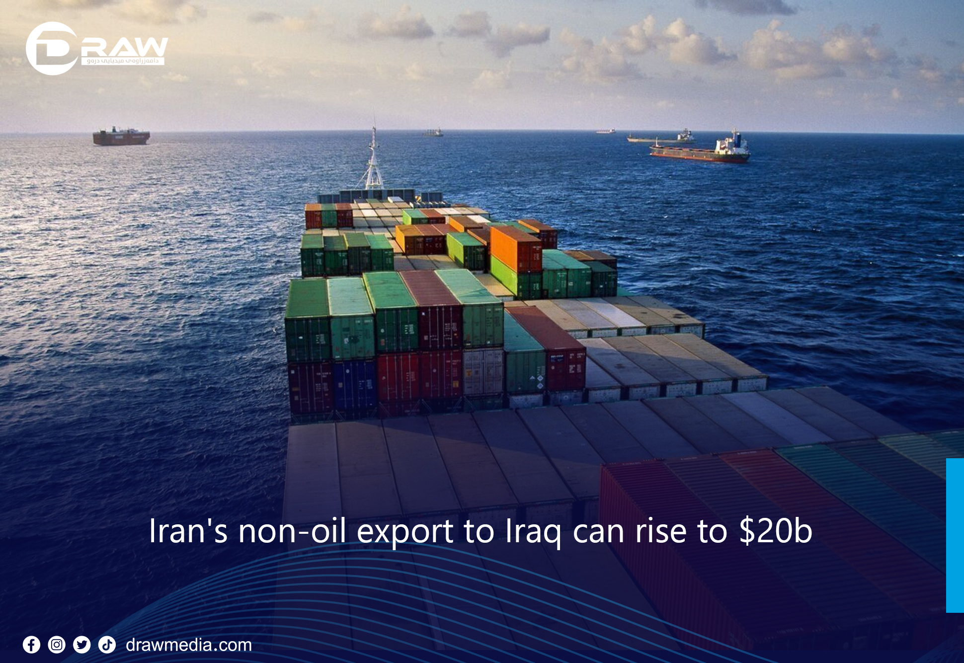 DrawMedia.net / Iran's non-oil export to Iraq can rise to $20b